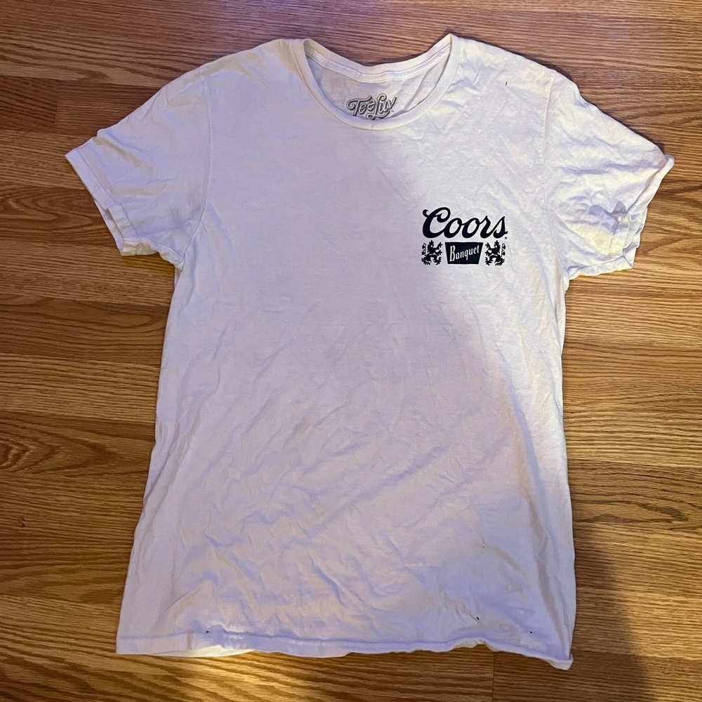 Tee Luv Coors White and Blue Colorado Tee